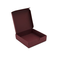 Box from Burgundy Decorative Cardboard