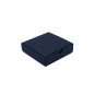 Small Square Gift Box from Dark Blue Decorative Cardboard