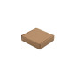 Brown Low Height Square Box 3 cm of Depth