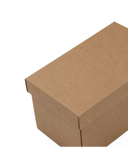 Laatikko, jossa on kansi pähkinöiden pakkaamiseen