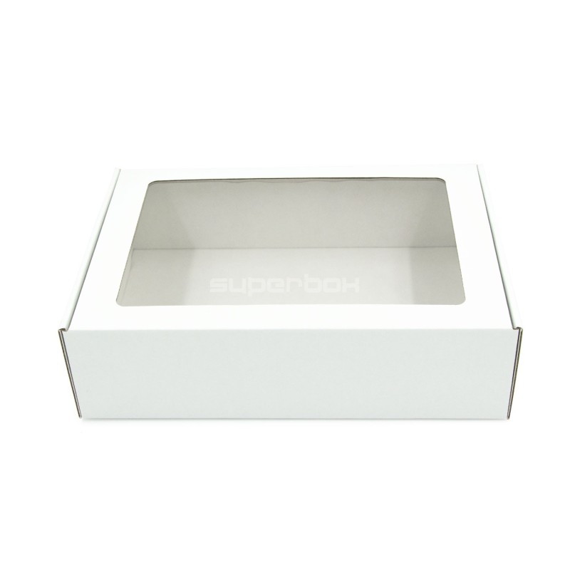 White A4 Size Gift Box with Window