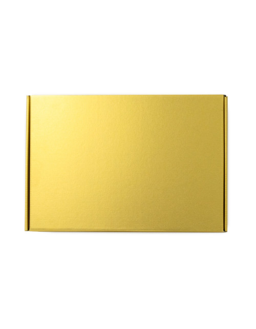 Metalloitu kultainen laatikko A4-koko