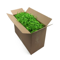 Rigid Green Shredded Paper - 4 mm, 1 kg