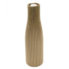 Corrugated Cardboard Wine Bottle Protector-Sleeve, 30 cm