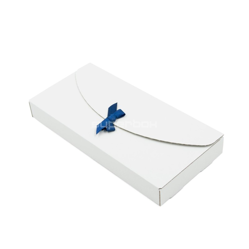 White Ribbon Closure Envelope for Packing Greeting Card and Money