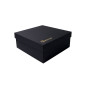 Large Black Square Gift Box, 14 cm Height