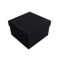 Black Square Medium Size Gift Box with a Lid