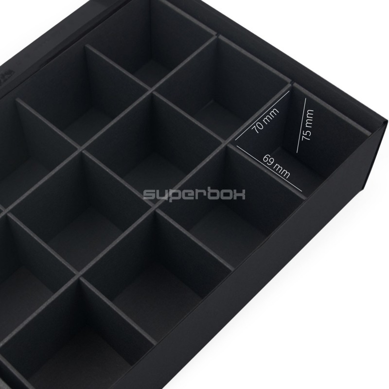 Black A4 Size Gift Box with Window