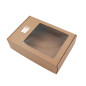 Brown A4 Size Gift Box with a Space for Logo