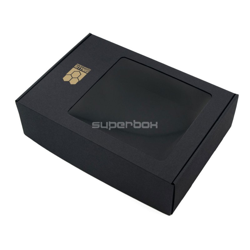 Black A4 Size Gift Box with a Space for Logo