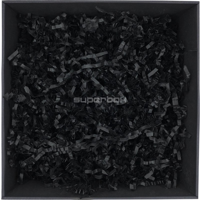 Rigid Black Shredded Paper - 4 mm, 30 kg