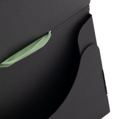 Black A5 Format Envelope - Suitcase with Handle