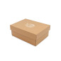 Brown Rectangular Gift Box with a Lid