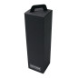 Vertical Black Bottle Gift Carton Box with Handle