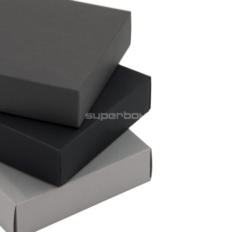 Dark Gray Two Piece Cardboard Gift Box