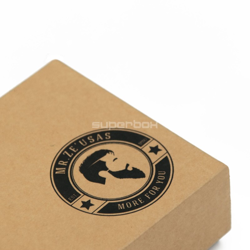 Small Flip Lid Brown Gift Box