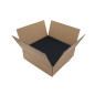 Brown Square Medium Size Gift Box of Height 8 cm with a Lid