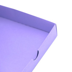 Lilac Square Box with Recessed Cardboard Lid