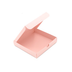 Light Pink Square Box with Recessed Cardboard Lid