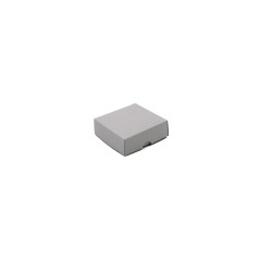 Grey Two Piece Small Square Cardboard Gift Box