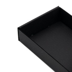 Black Narrow Tray for Packing Gift Sets, Length of 23 cm