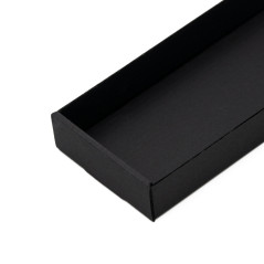 Black Narrow Tray for Packing Gift Sets, Length of 23 cm