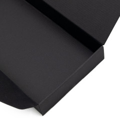 Black Oblong Box with Ribbon Closure