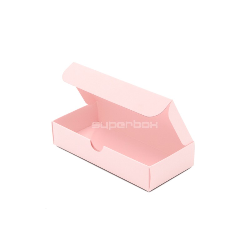 Elongated Gift Box from Peach Color Decorative Cardboard