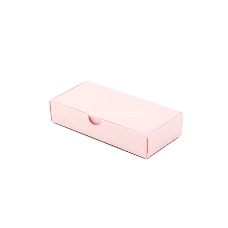 Elongated Gift Box from Peach Color Decorative Cardboard