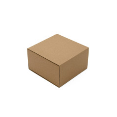 Brown Box with a Sleeve for Packing One Jar