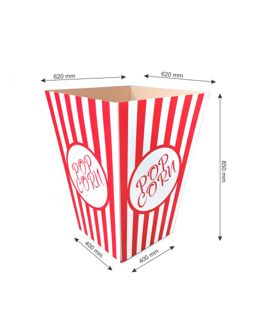 Jättimäinen popcorn-laatikko