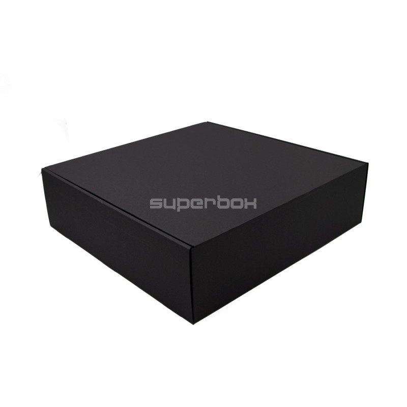 Large Black Square Quick Closing Box