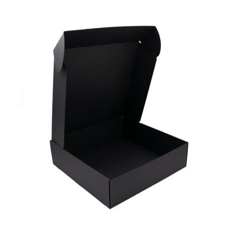 Large Black Square Quick Closing Box