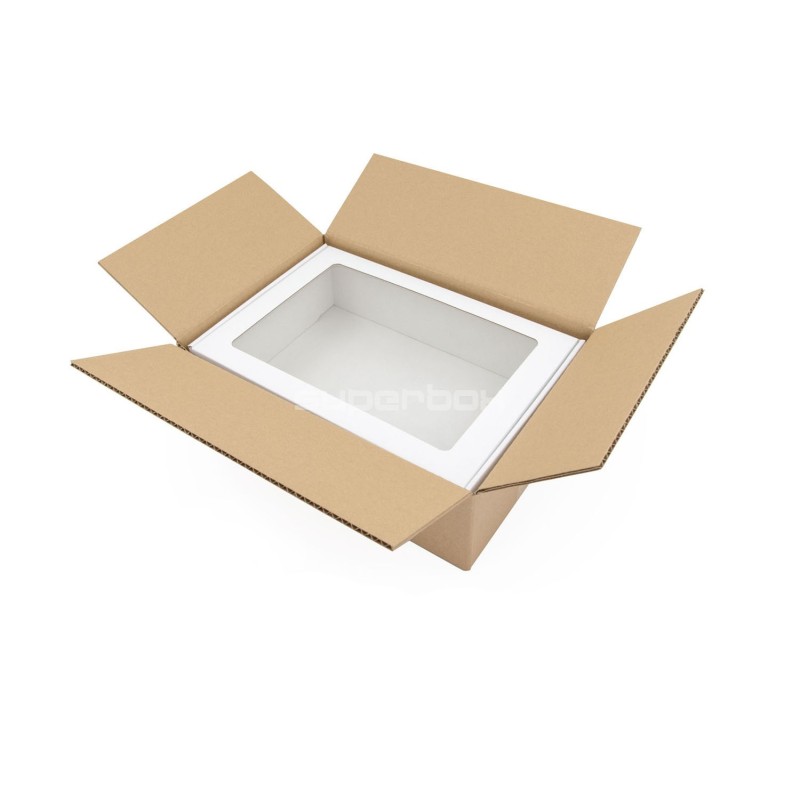 Grey A4 Size Gift Box With Window