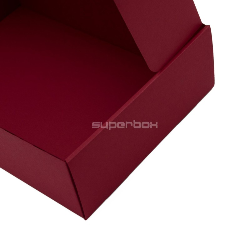 Cherry Red A4 Size Gift Box with Window