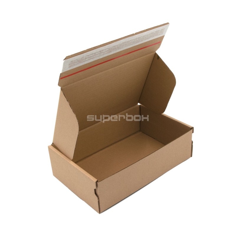 E-commerce box A5 with tear-off adhesive tape