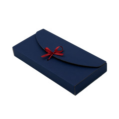 Blue Ribbon Closure Envelope for Packing Greeting Card and Money