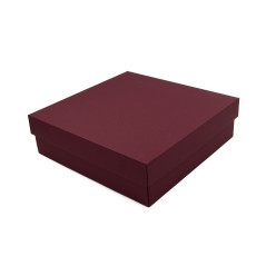 Large Red Square Gift Box of Height 10 cm