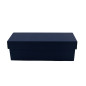 Flip Lid Horizontal Navy Blue Gift Box