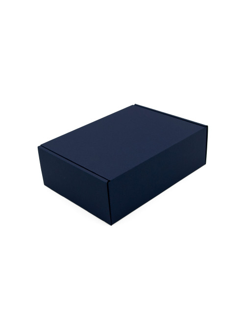 Tummansininen A5-kokoinen laatikko gourmet-välipaloille