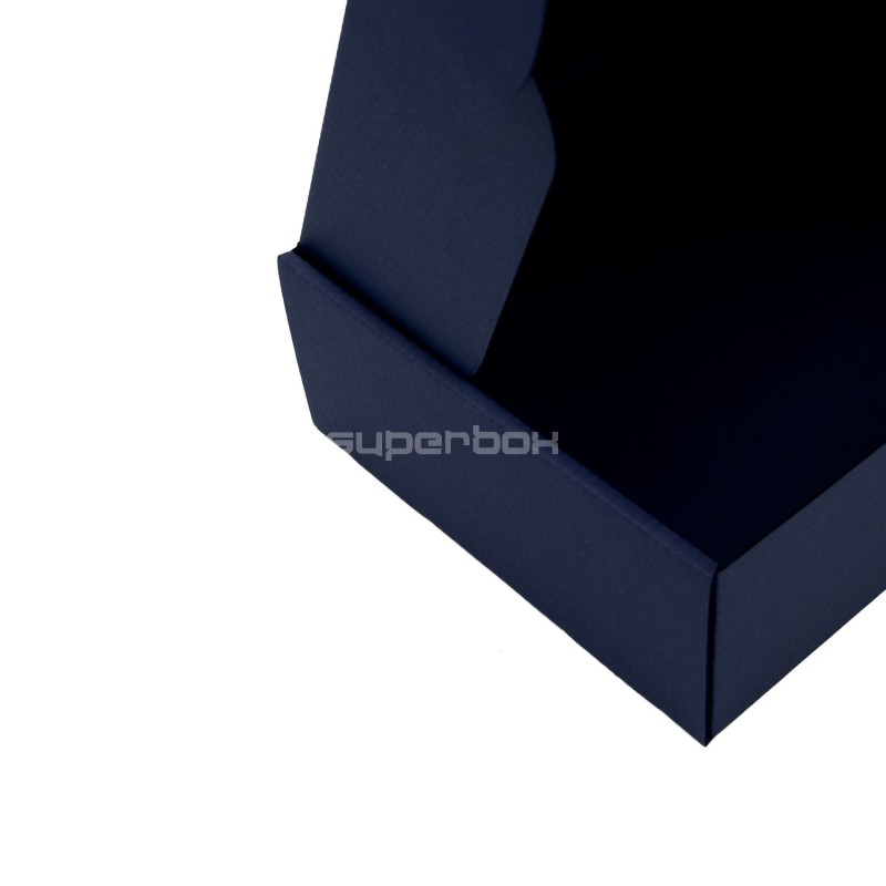 Navy Blue A5 Format Box for Gourmet Snacks