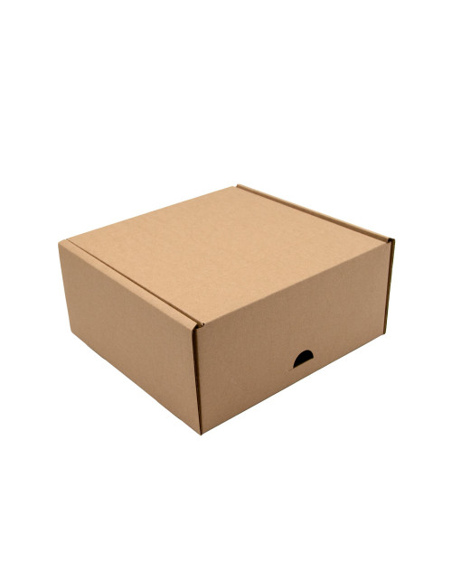 Luonnonruskea suorakaiteen muotoinen laatikko FEFCO 0427