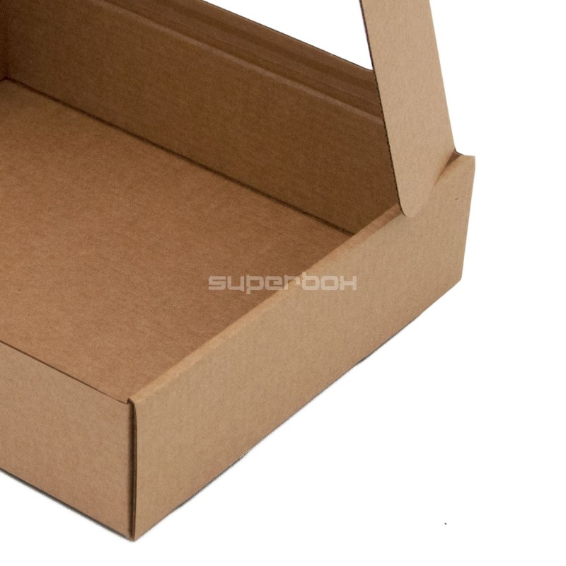 Brown Small Gift Box with PVC Window