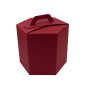 Cherry Red Gift Box for Lithuanian Tree Cake, 280 mm Height