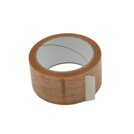 Transparent adhesive packing tape