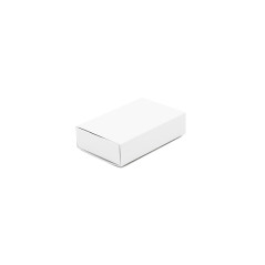 White Matchbox Type Gift Box from Cardboard