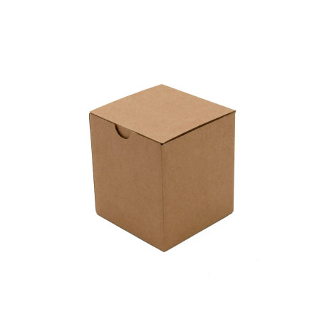 Brown Box - Cube for Packing Souvenirs