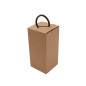 Vertical Brown Box with Handle for Oil Bottle