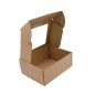 Brown Cardboard Box with PVC Window