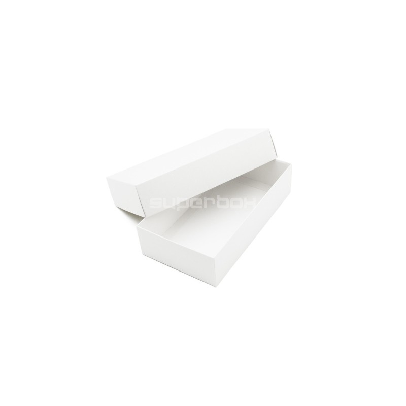 White Two Piece Macarons Gift Box